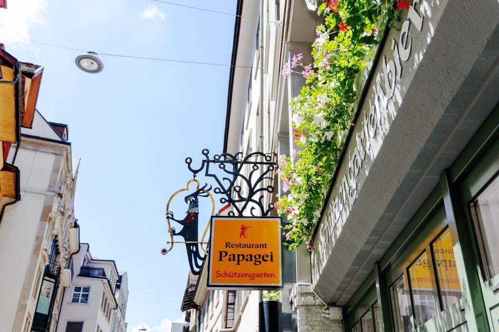 Restaurant Papagei Pensionat St. Gallen Exteriör bild